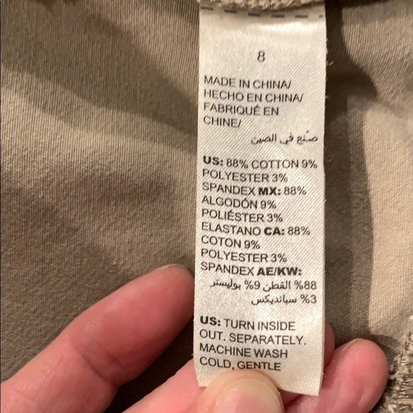 White House Black tan jacket sz 8 excellent condi - Picture 8 of 8